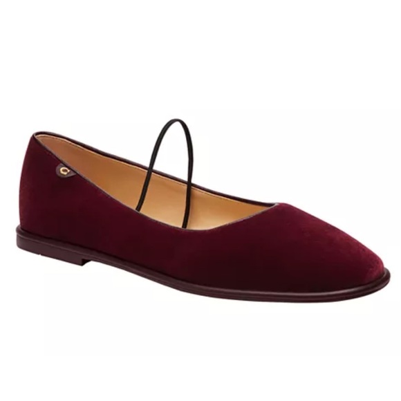 Coach Emilia Velvet Mary Janes - Picture 1 of 7